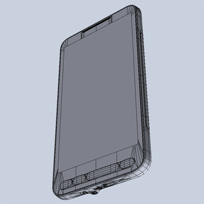 htc hd2 3d model - HTC HD2 by RicardoAfonso